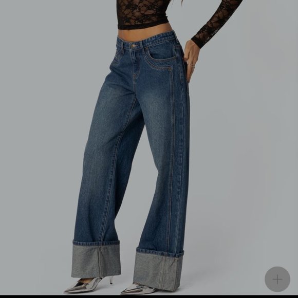 Vesper Cuffed Low Rise Jeans - Picture 4 of 4